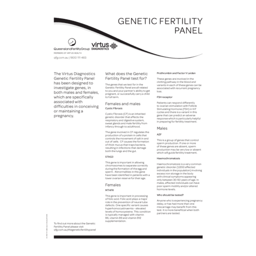  Genetic Fertility Panel