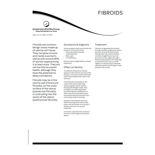 Fibroids fact sheet